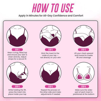 Zeny Sticky Bra Inserts bra