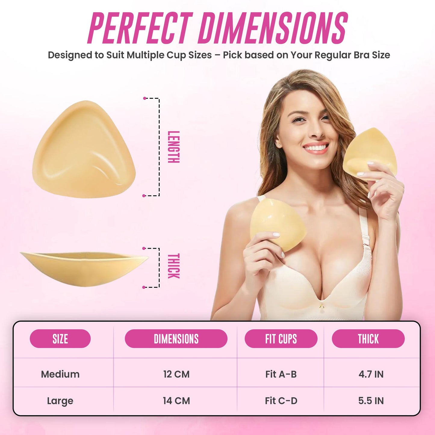Zeny Sticky Bra Inserts bra